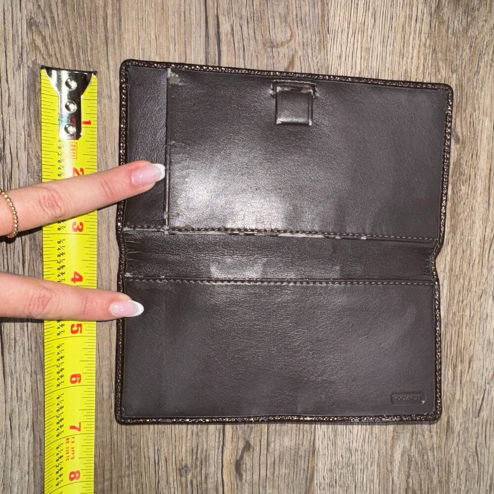 Coach Monogram Crossbody and Matching Checkbook Cover - Picture 5 of 5